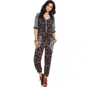 Free People Multicolor Patterned Jumpsuit